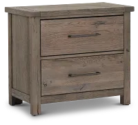 Salt Lake Gray Nightstand