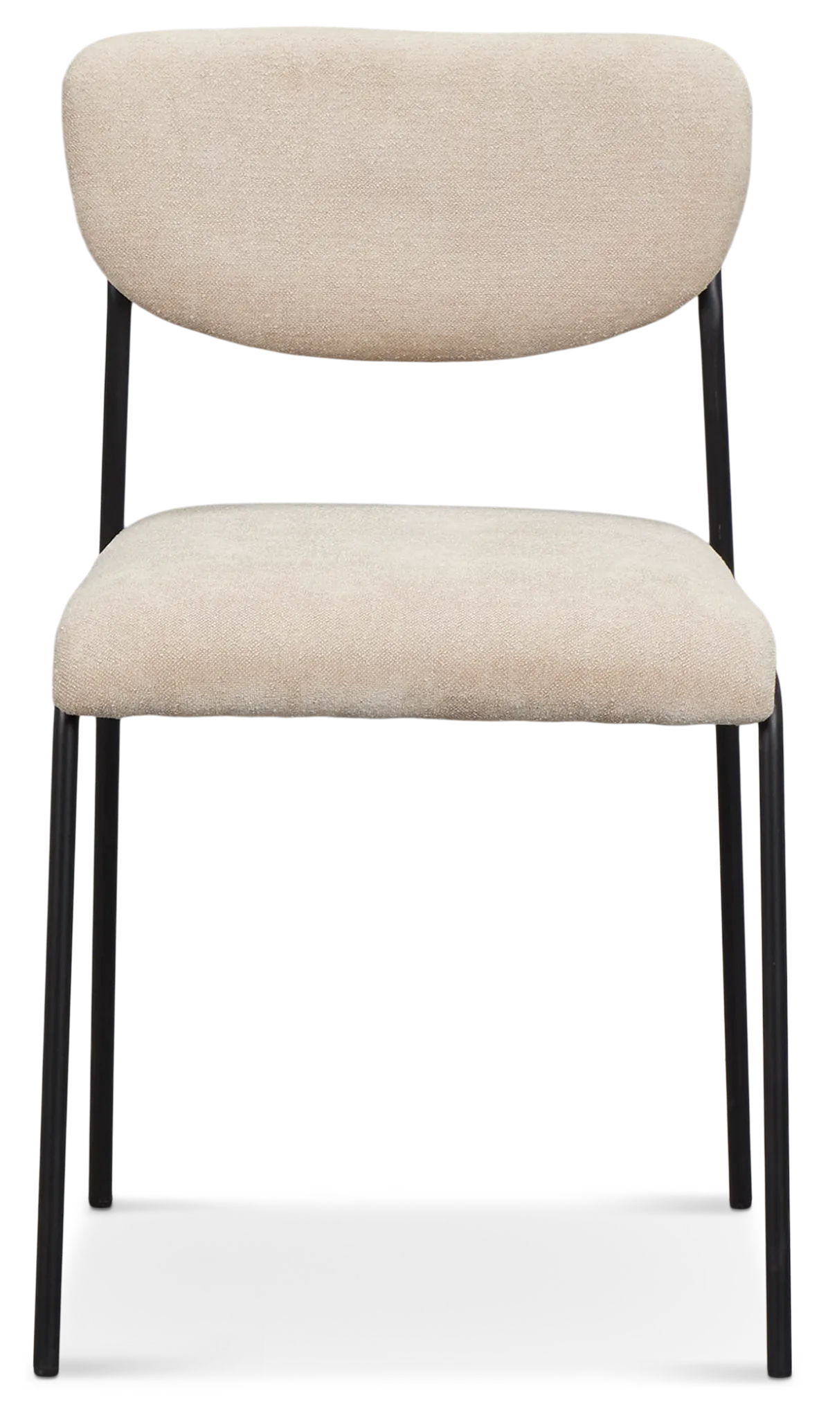 Lynden Beige Metal Upholstered Side Chair