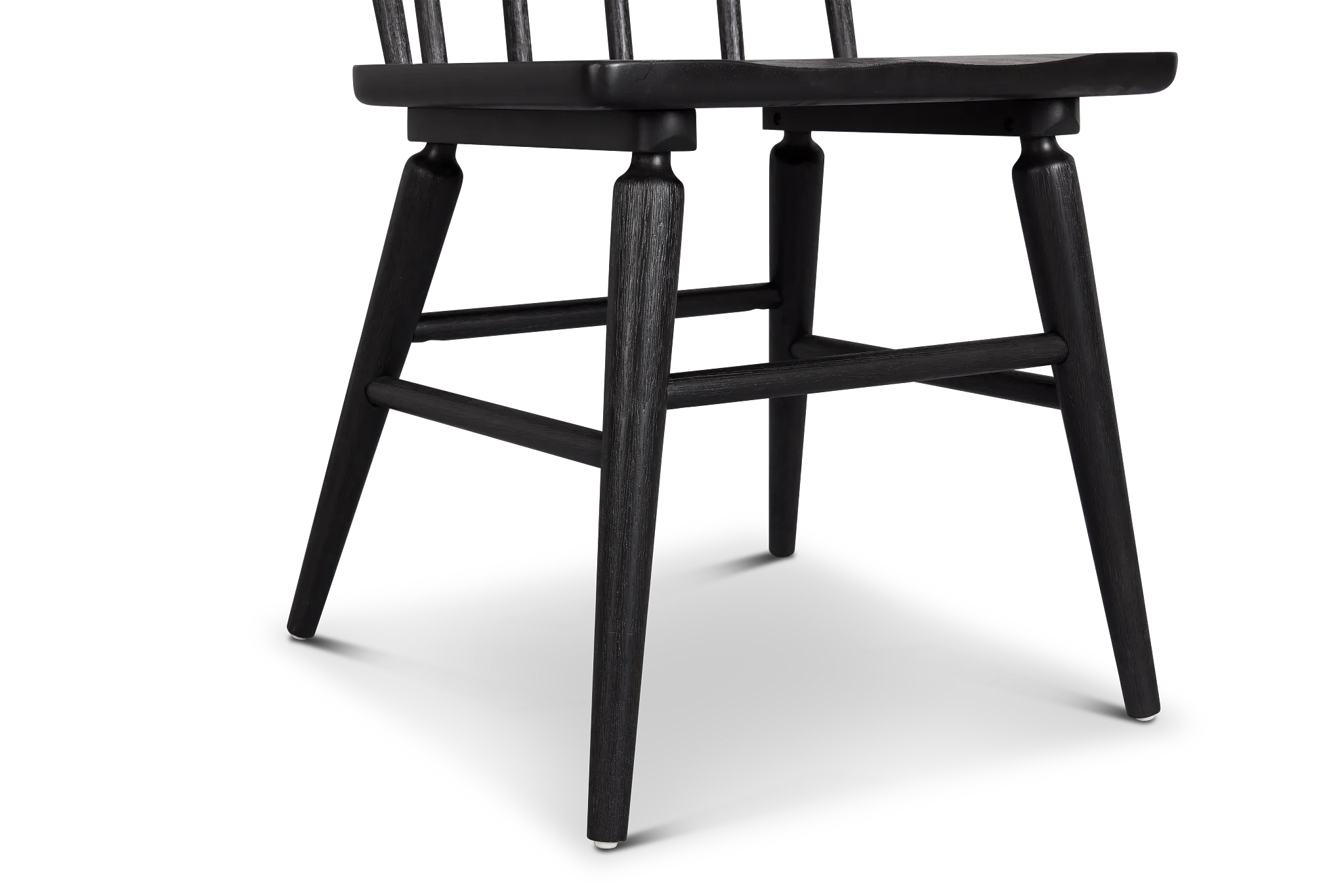 Taylor Black Slat Side Chair