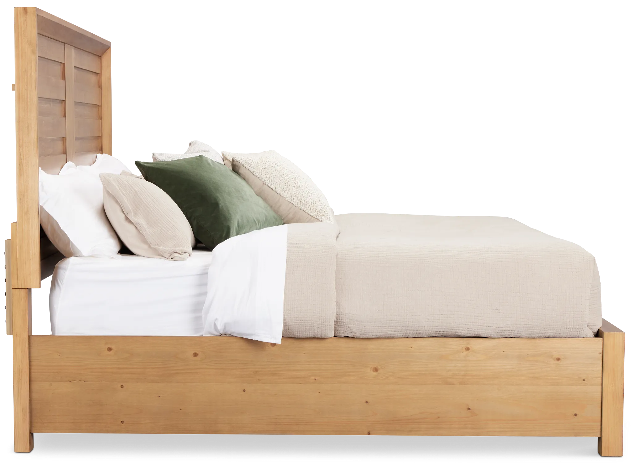 Vail Light Tone Panel Storage Bed