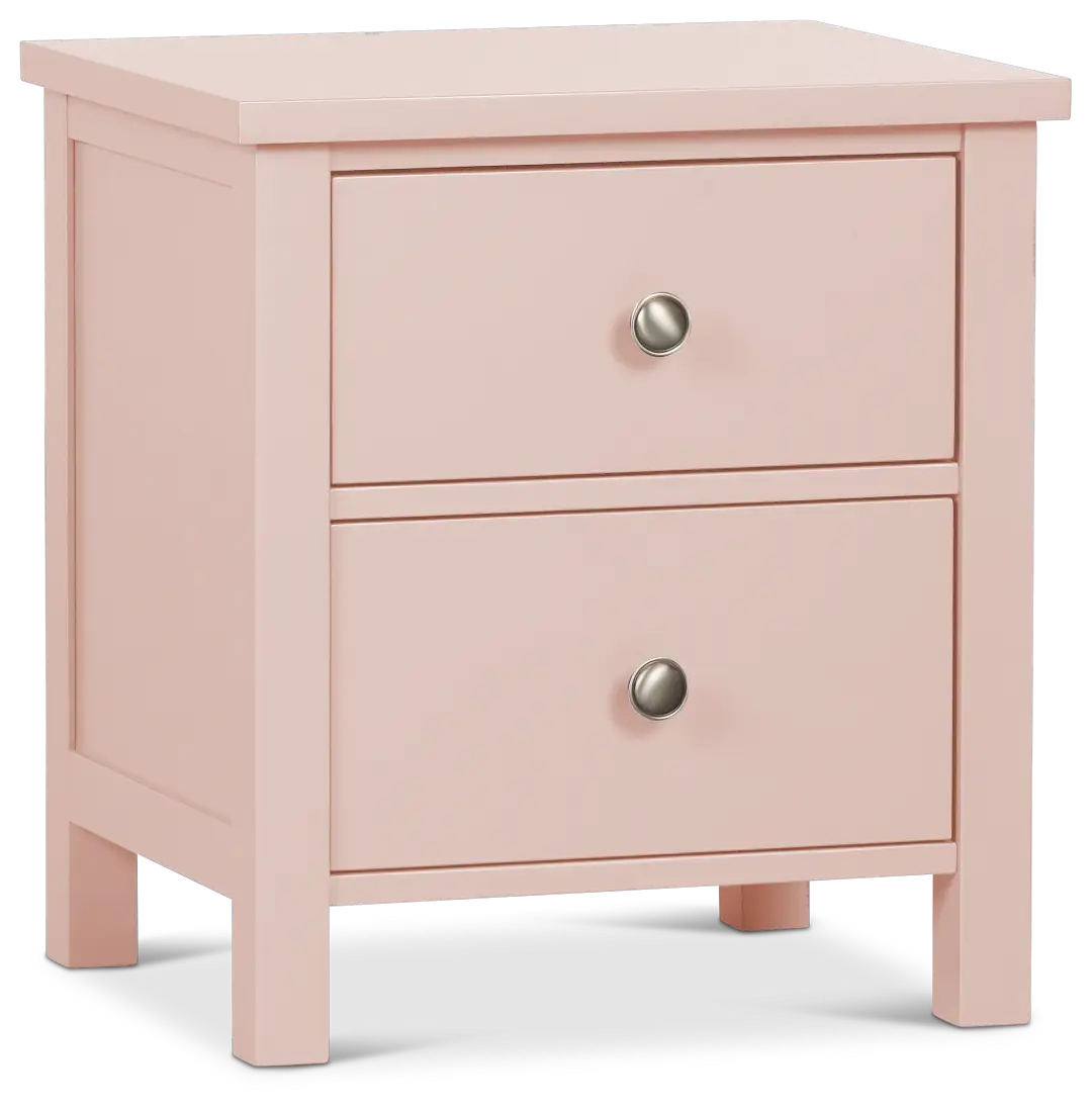 Charleston Pink 2-drawer Nightstand Charleston Pink 2-drawer Nightstand