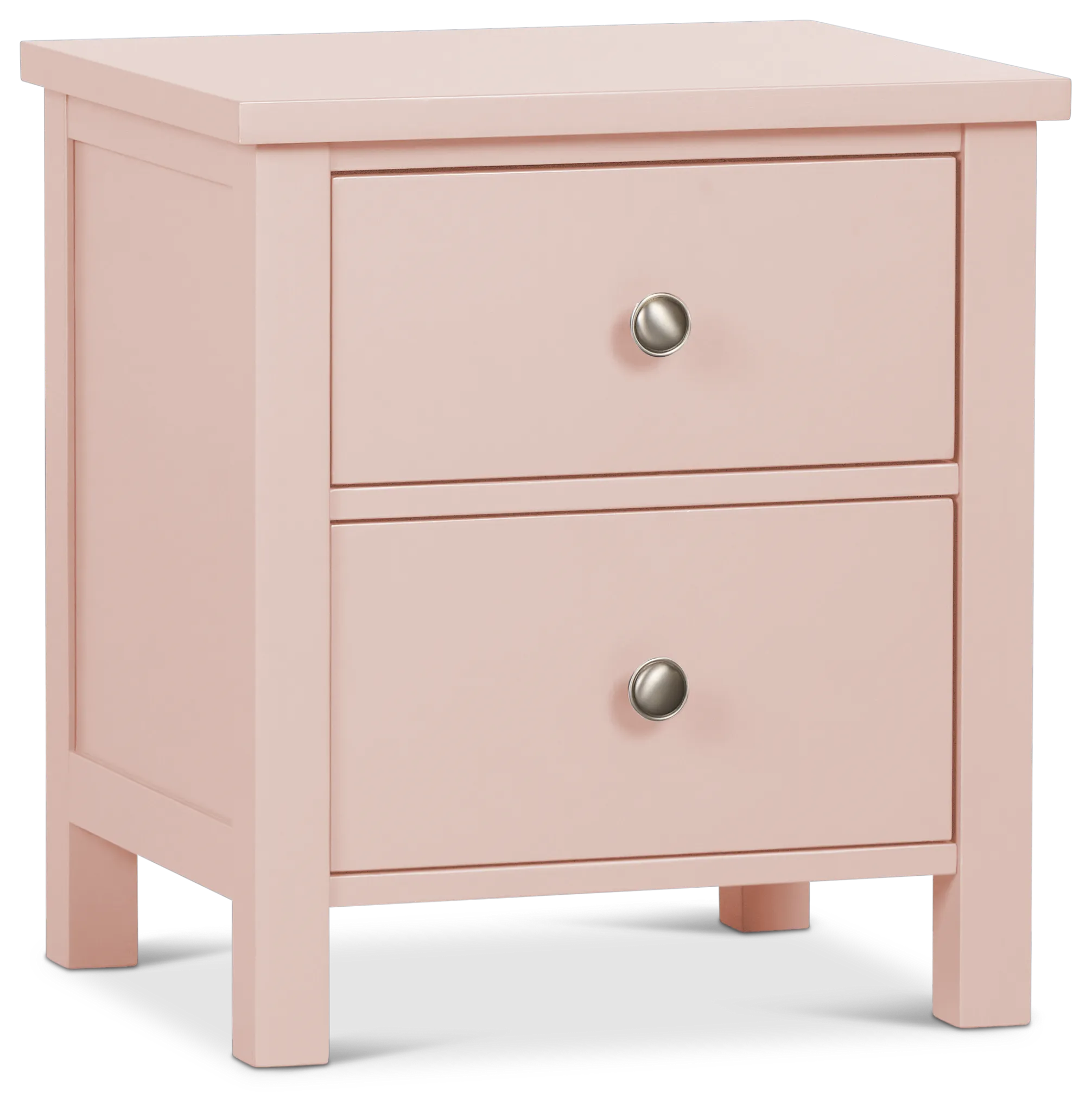 Charleston Pink 2-drawer Nightstand