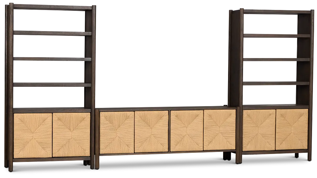 Santorini Dark Tone 71" Entertainment Wall