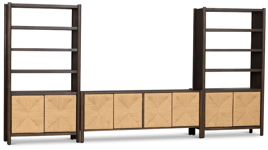 Santorini Dark Tone 71" Entertainment Wall Santorini Dark Tone 71" Entertainment Wall