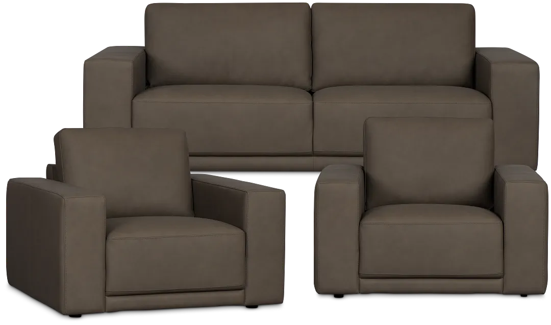 Kellan Dark Gray 92" Living Room