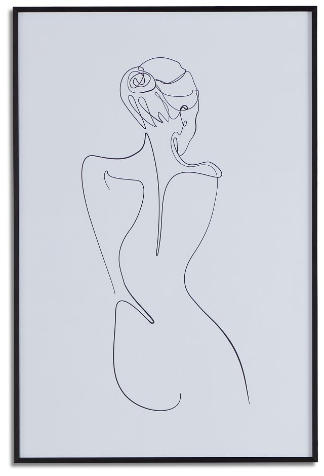 Elise Black Framed Wall Art