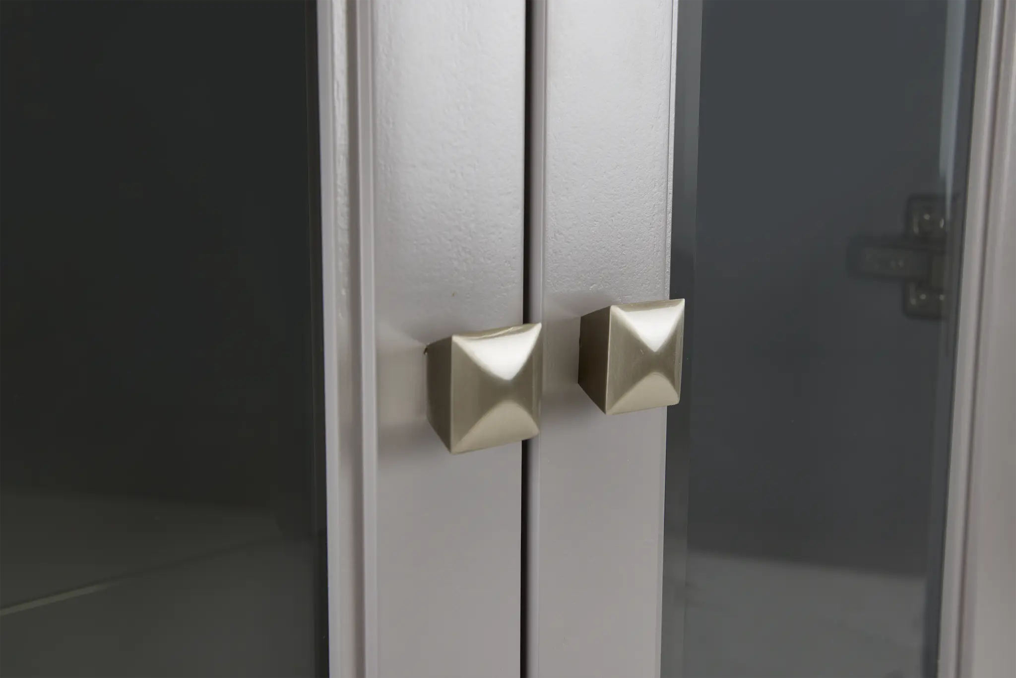 Newport Gray Small Peninsula Drawer Wall Desk Newport Gray Small Peninsula Drawer Wall Desk