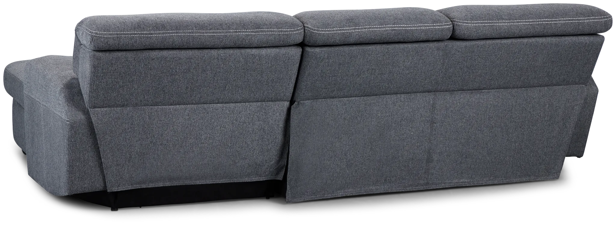 Callum Dark Gray Storage Small Right Chaise Sleeper Sectional