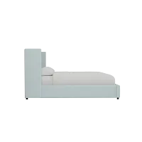 Captiva Elite Light Blue 48" Upholstered Shelter Bed
