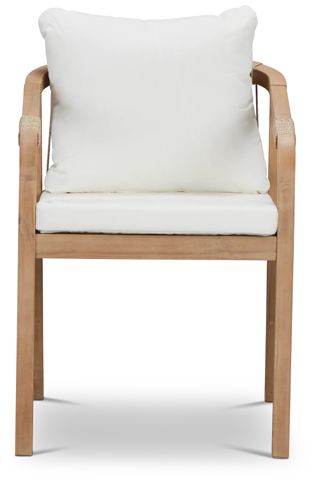 Laguna White Cushioned Arm Chair