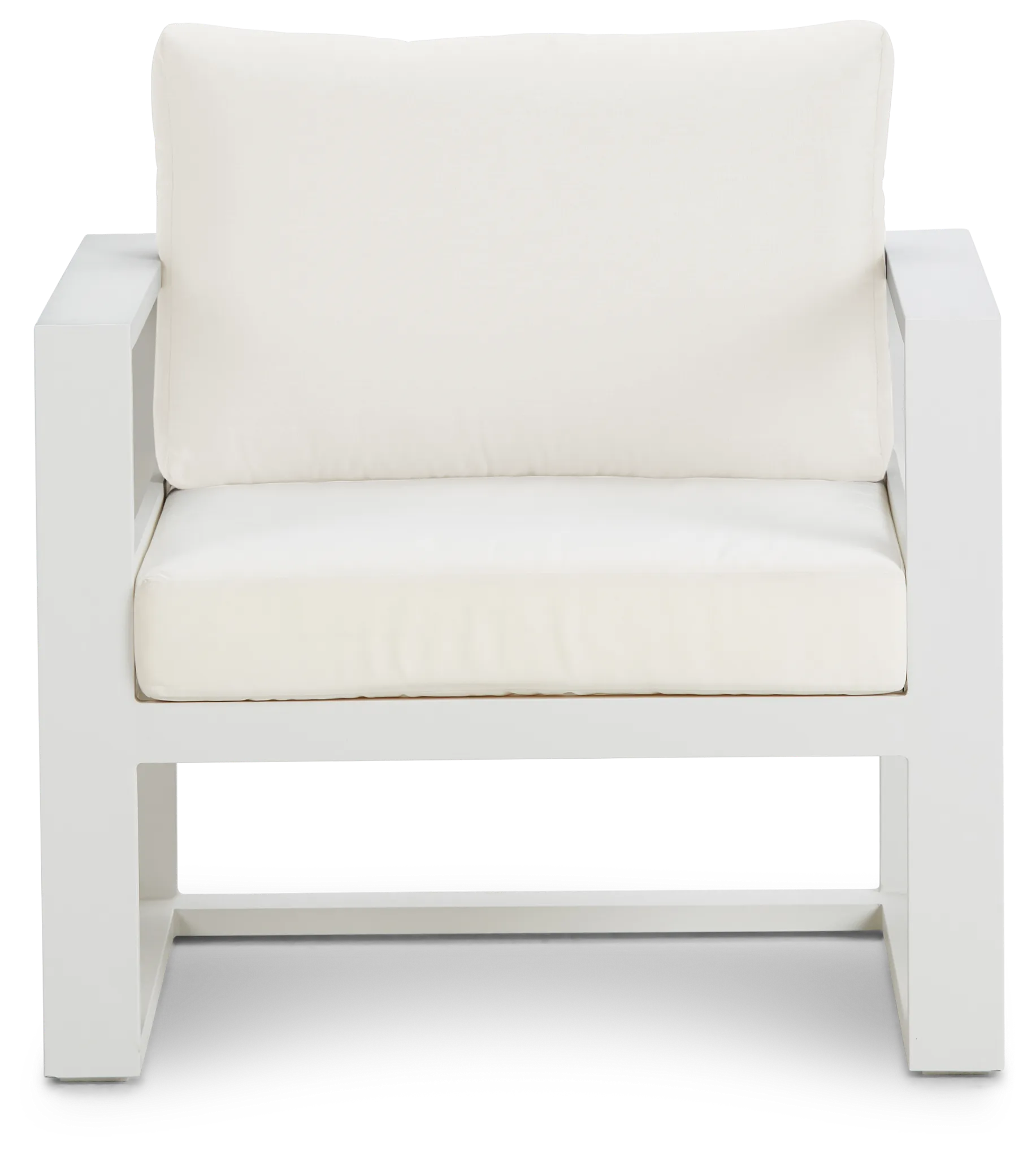 Lisbon White Aluminum Chair