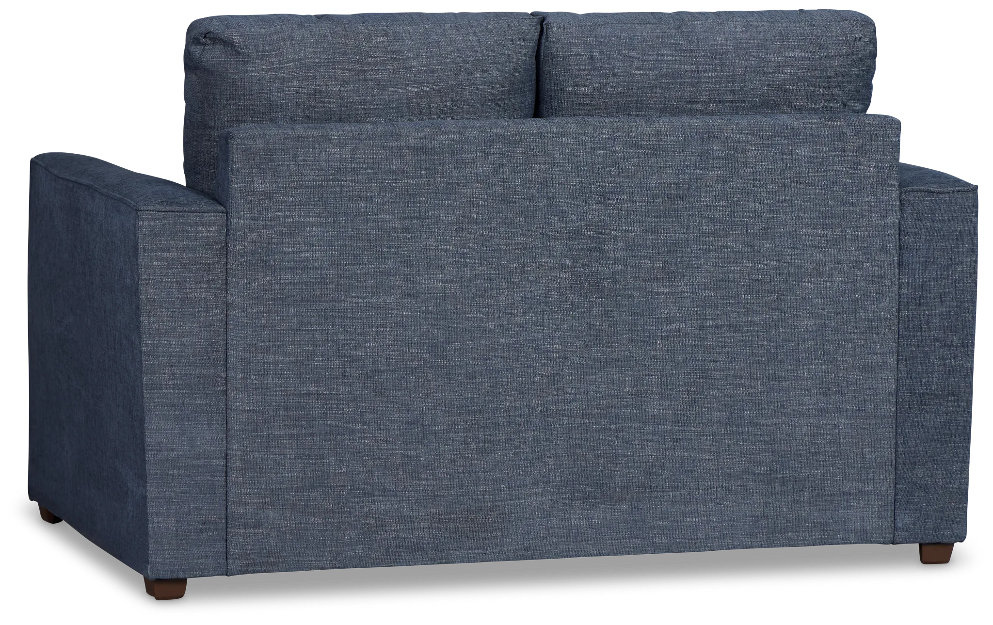 Davis Dark Blue Micro Loveseat