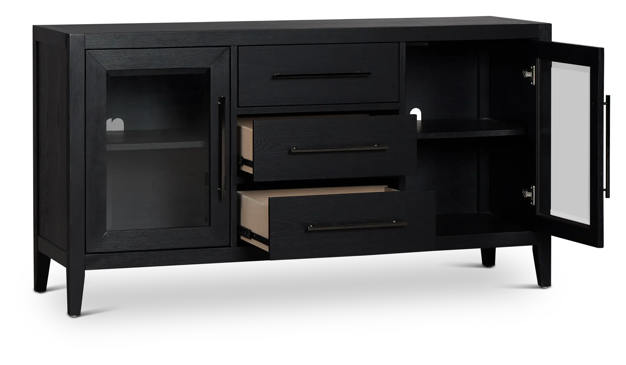 Alden Black 60" Tv Stand Alden Black 60" Tv Stand