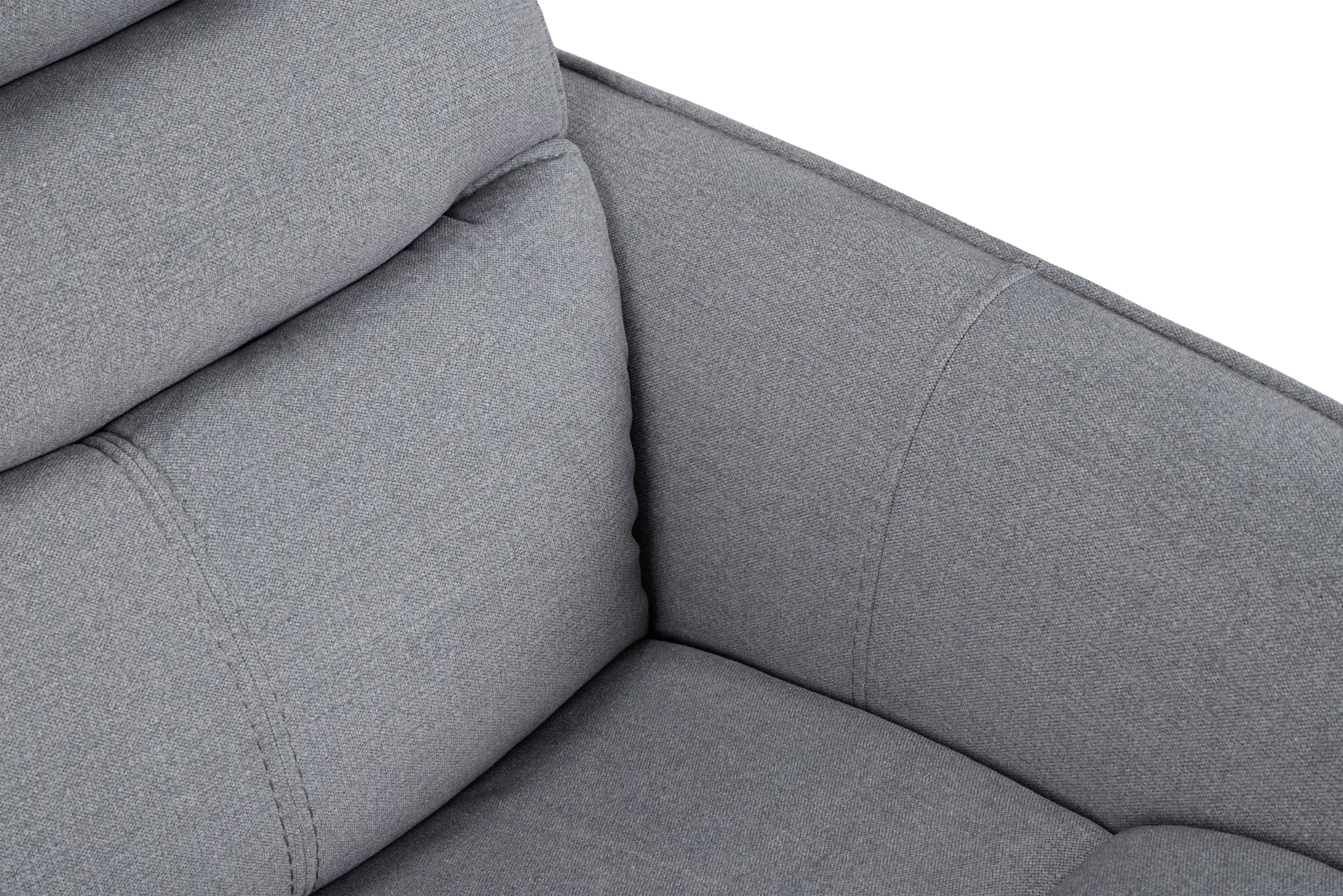 Preston Gray Fabric Power Recliner With Heat And Massage Preston Gray Fabric Power Recliner With Heat And Massage