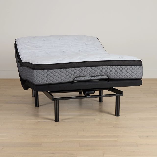 Kevin Charles By Sealy Essential Plush Plus Adjustable Mattress Set