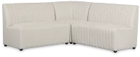 Tifton White Uph Modular Banquette