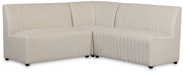 Tifton White Uph Modular Banquette