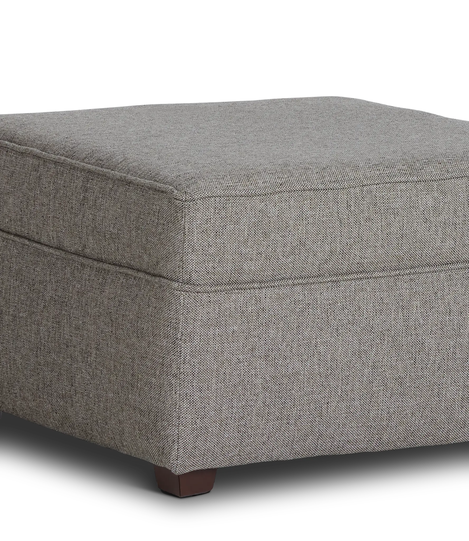Asheville Brown Fabric Ottoman Asheville Brown Fabric Ottoman