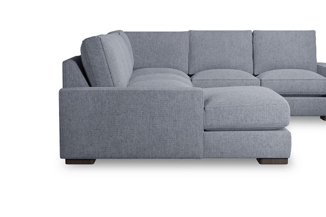 Edgewater Elevation Gray Medium Left Chaise Sectional