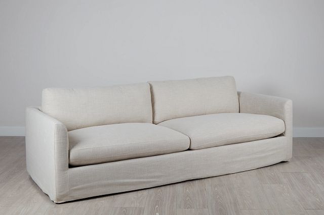 Willow 102" Light Beige Fabric Sofa (0)