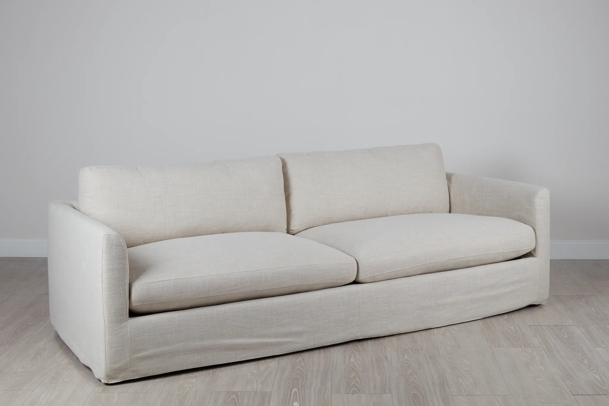 Willow 102" Light Beige Fabric Sofa