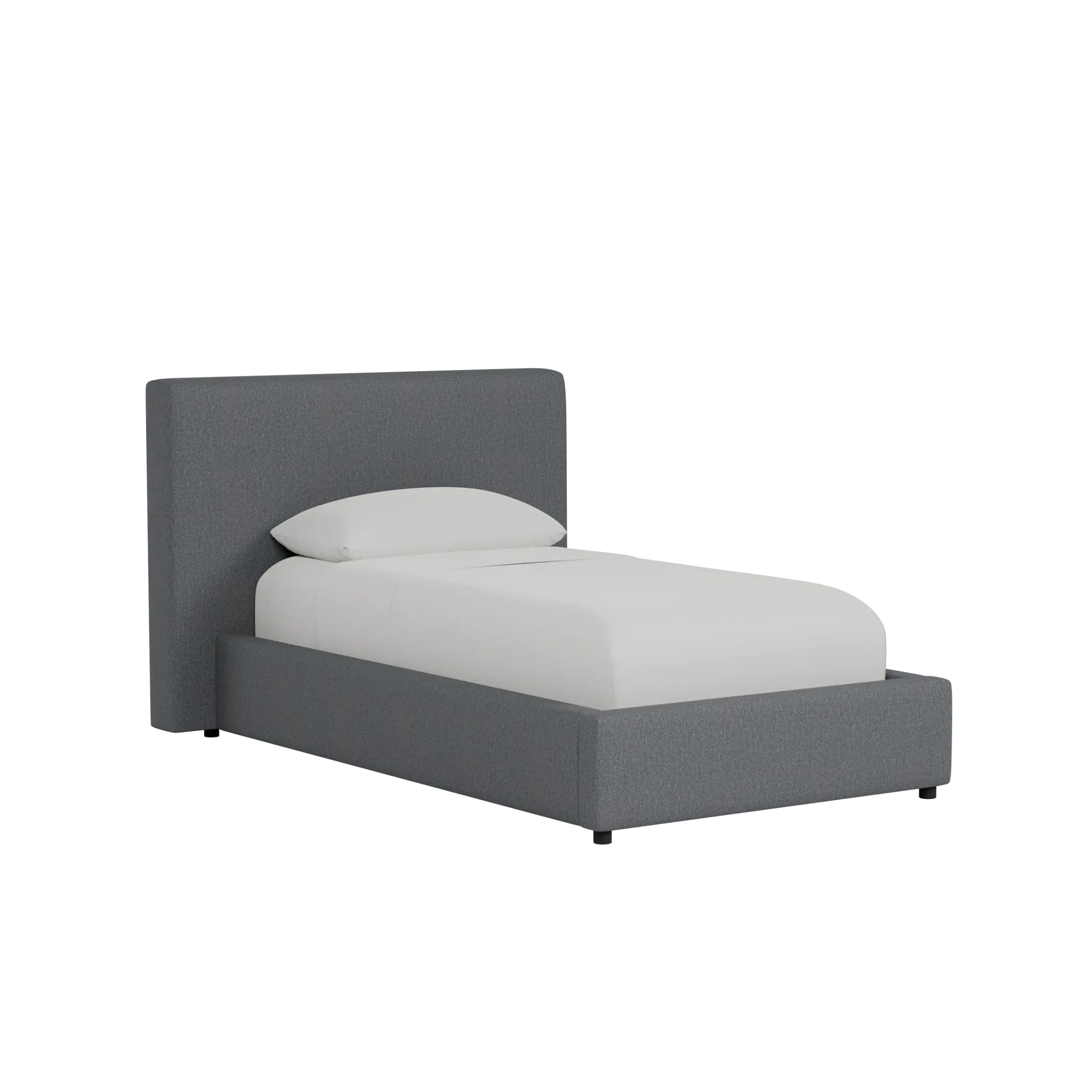 Grayton Linen Beige 44" Upholstered Platform Bed Grayton Linen Beige 44" Upholstered Platform Bed