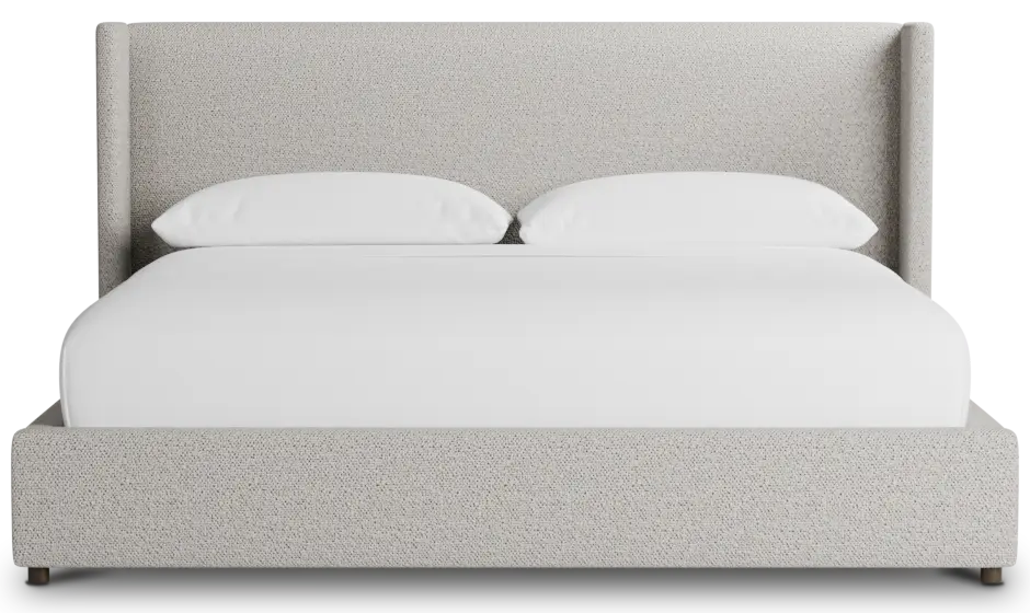 Captiva Gellar Gray 48" Upholstered Shelter Bed Captiva Gellar Gray 48" Upholstered Shelter Bed