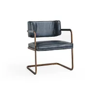 Mando Blue Upholstered Arm Chair