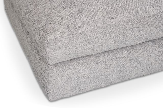 Calista Pewter Fabric Large Right Bumper Sectional