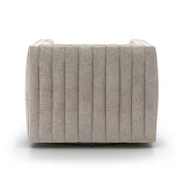Four Hands Sarah Light Beige Fabric Swivel Accent Chair