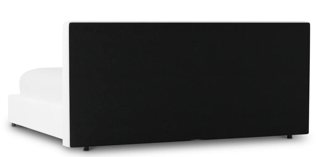 Grayton Peyton White 44" Upholstered Platform Bed