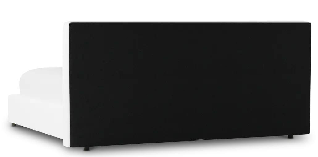 Grayton Peyton White 44" Upholstered Platform Bed Grayton Peyton White 44" Upholstered Platform Bed