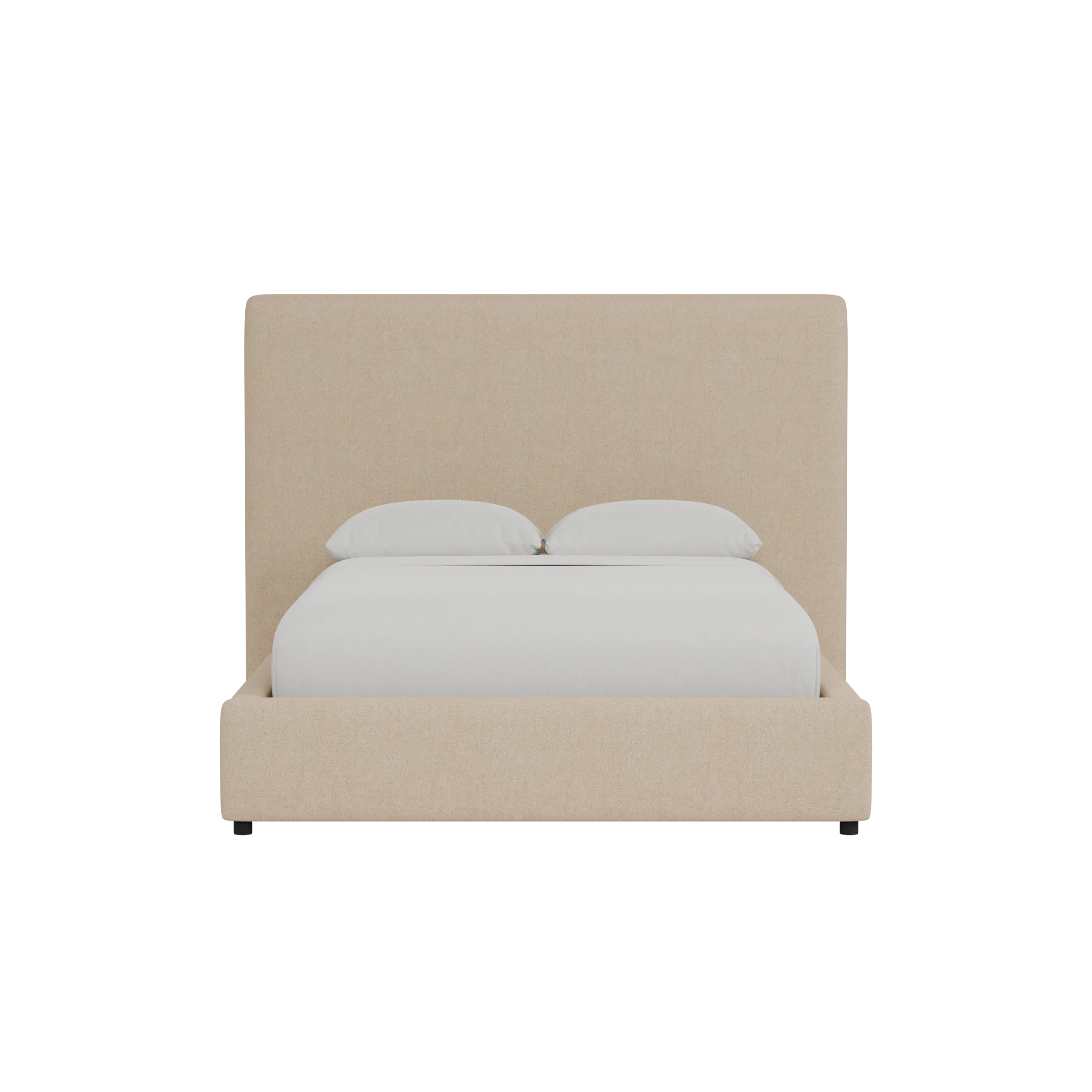 Grayton Elite Taupe 54" Upholstered Platform Bed