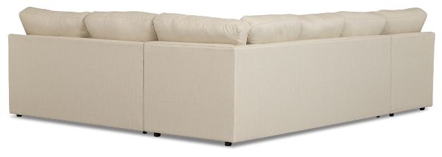 Rhodes Beige Fabric Medium Left Chaise Sectional