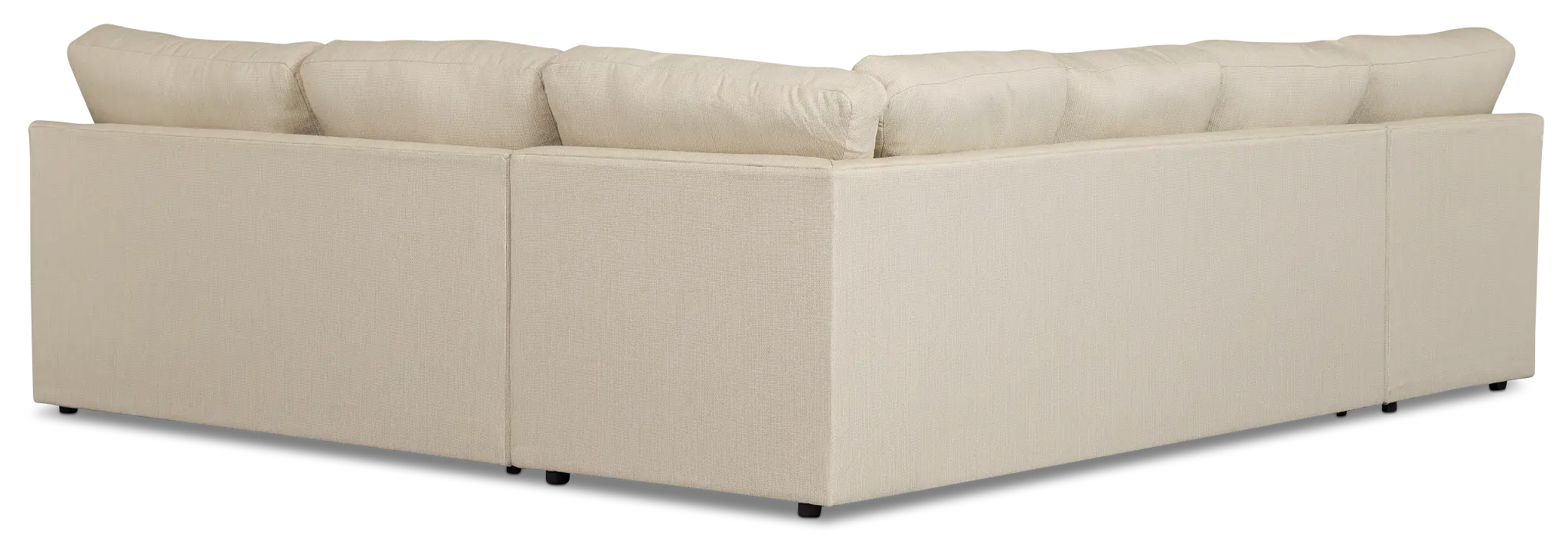 Rhodes Beige Fabric Medium Left Chaise Sectional Rhodes Beige Fabric Medium Left Chaise Sectional