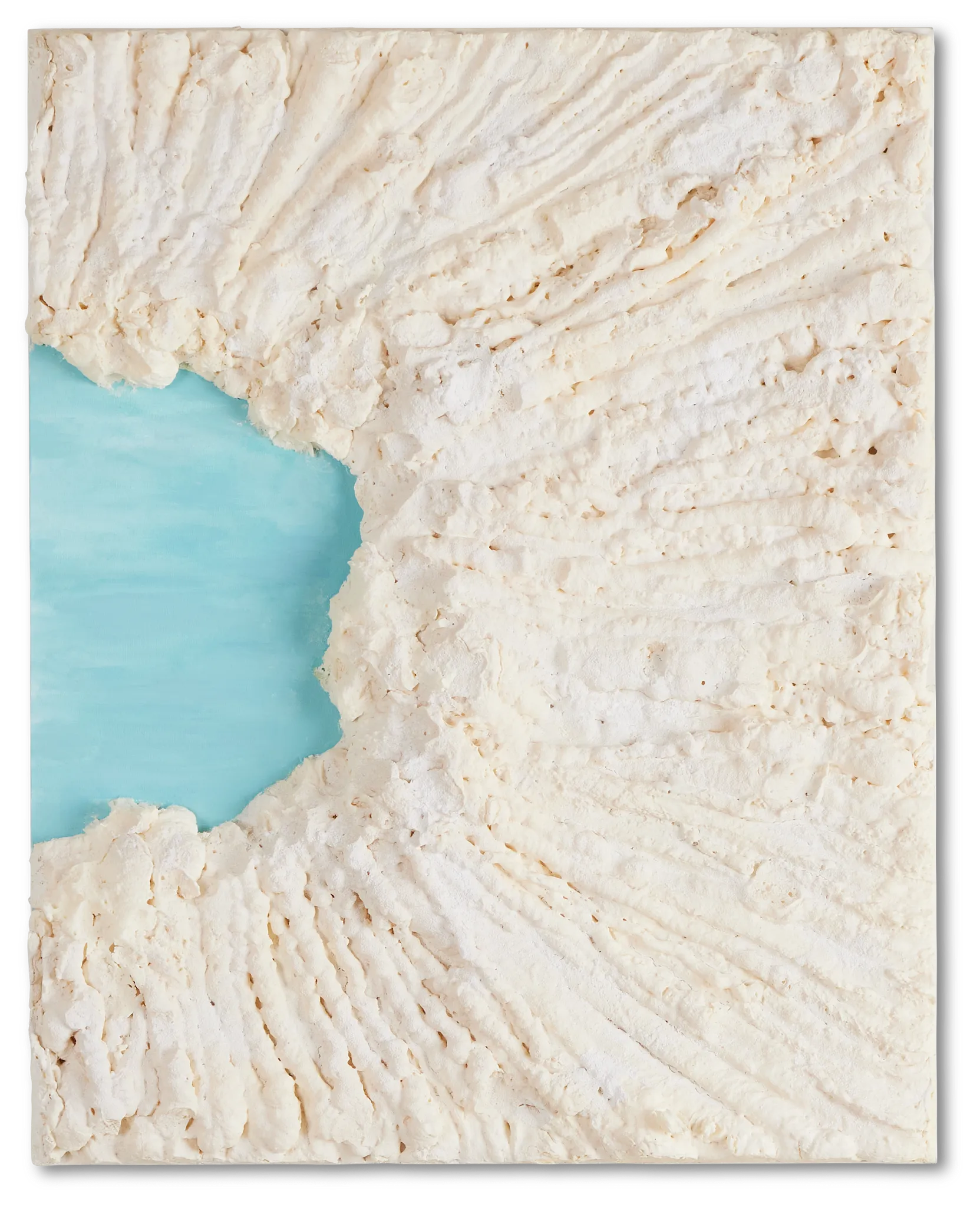 Opal White Canvas Wall Art