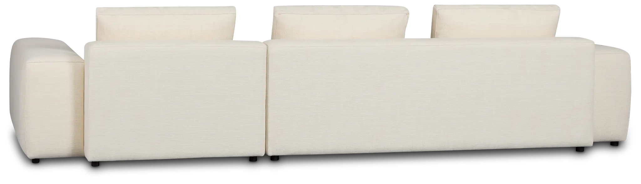 Cleo Light Beige Fabric Right Chaise Sectional Cleo Light Beige Fabric Right Chaise Sectional