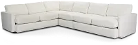 Noah Ivory Fabric Large Two-arm Sectional
