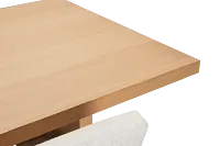 Park Ridge Light Tone Trestle Rectangular Table & 4 Upholstered Chairs