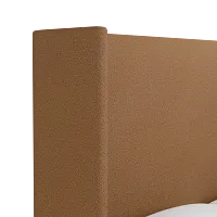 Captiva Elite Light Brown 60" Upholstered Shelter Bed