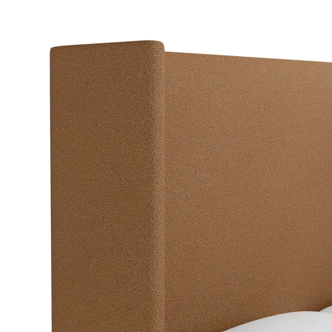 Captiva Elite Light Brown 60" Upholstered Shelter Bed Captiva Elite Light Brown 60" Upholstered Shelter Bed