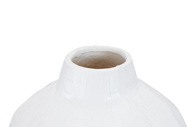 Minka White Large Vase