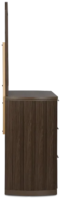 Camden Dark Tone Dresser & Mirror