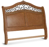 Tradewinds Light Tone Sleigh Headboard