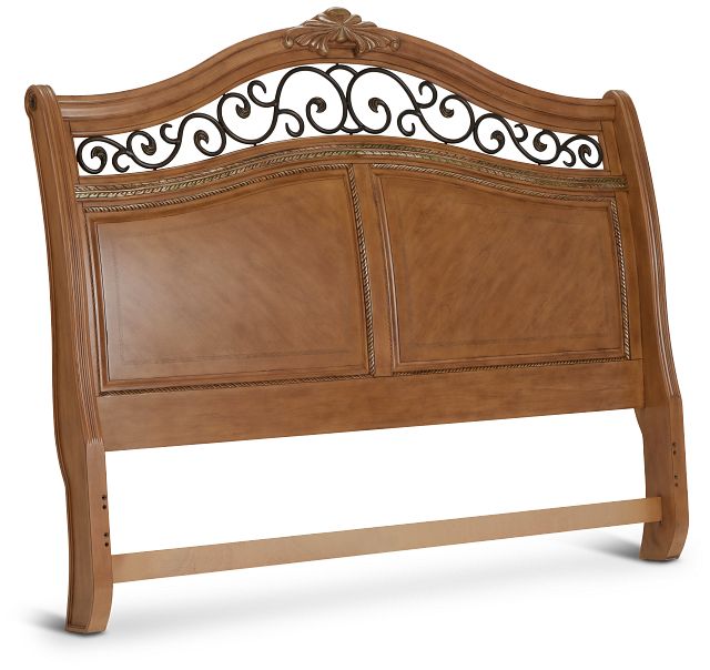 Tradewinds Light Tone Sleigh Headboard