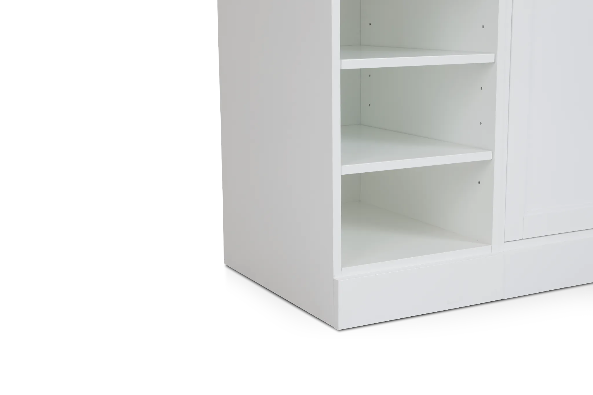 Newport White 96" Tv Stand