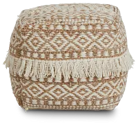 Lucaya Jute Accent Pouf