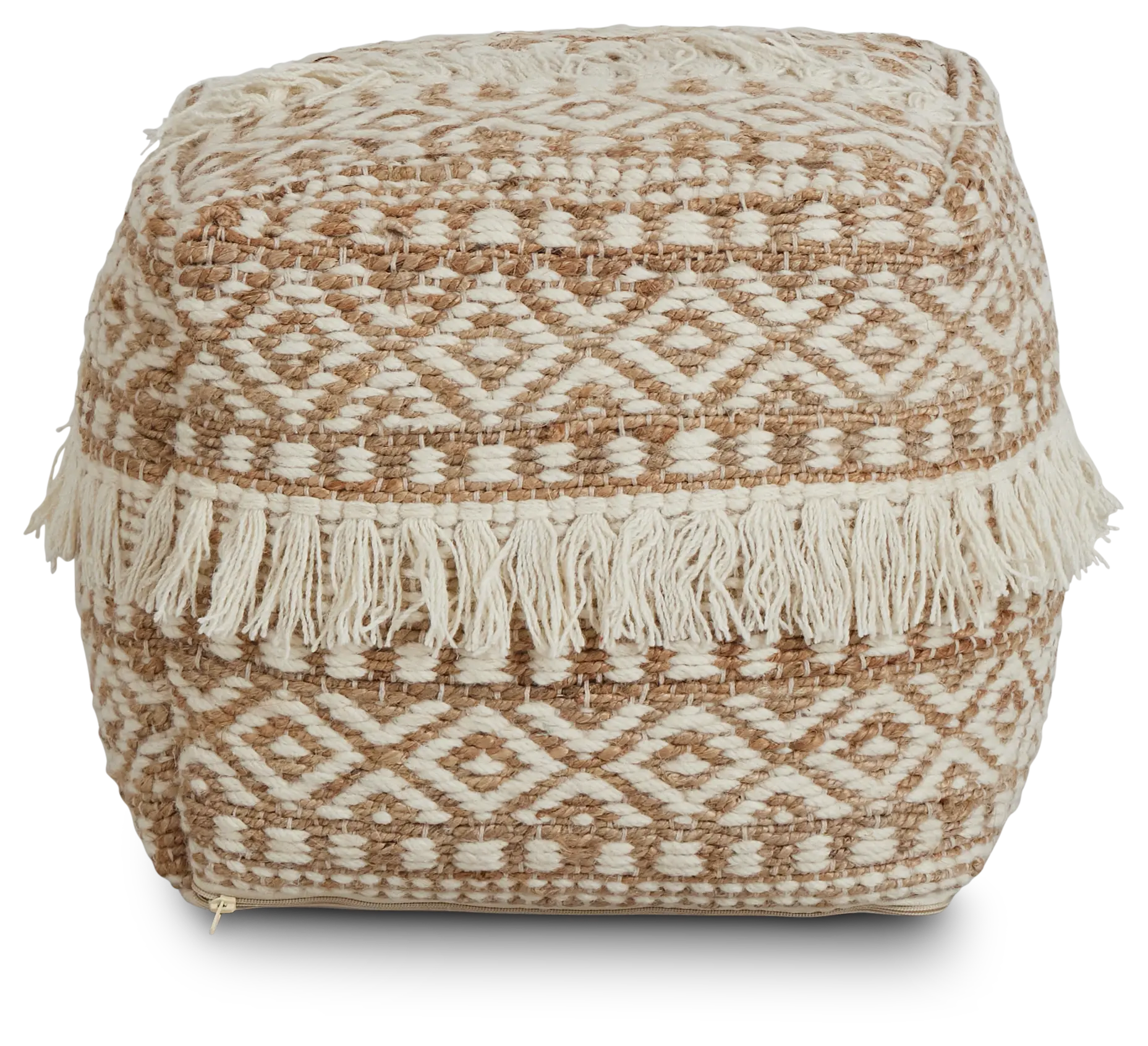 Lucaya Jute Accent Pouf Lucaya Jute Accent Pouf