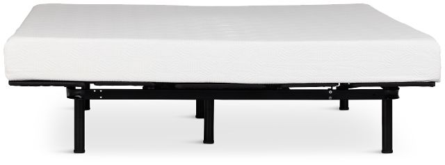 Rest & Renew By Zinus Gel Memory Foam Mattress 8" Cush Firm Slat Adjustable Mattress Set