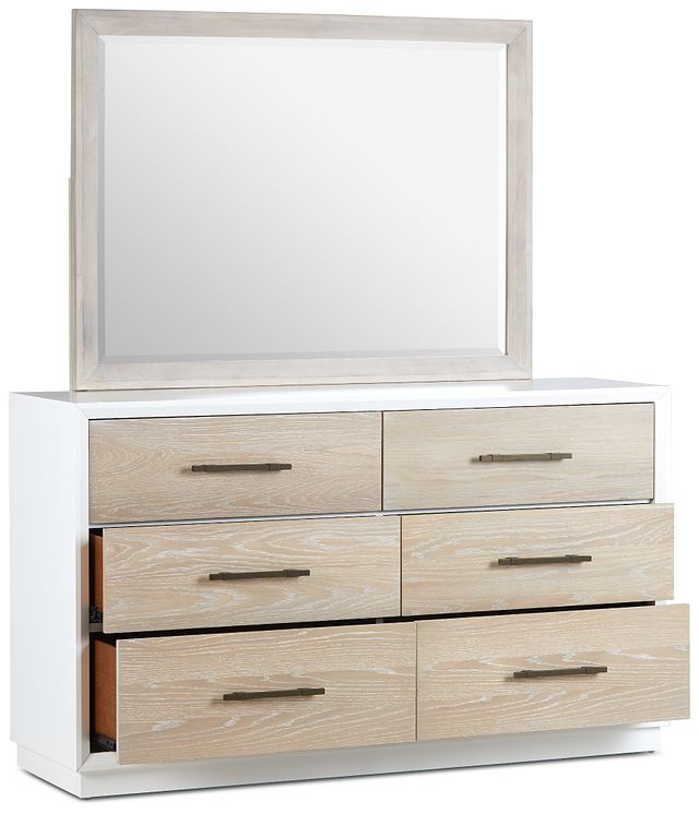 Boca Grande Two-tone Dresser & Mirror